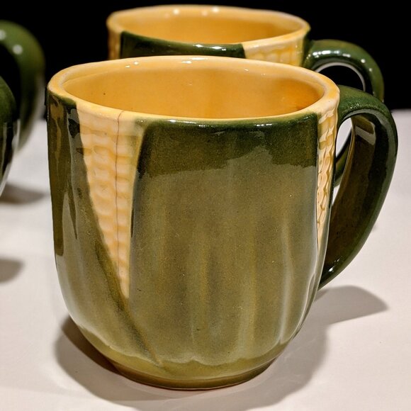 Shawnee “Corn Queen” Ceramic Mugs - Set of 4 - Picture 4 of 5
